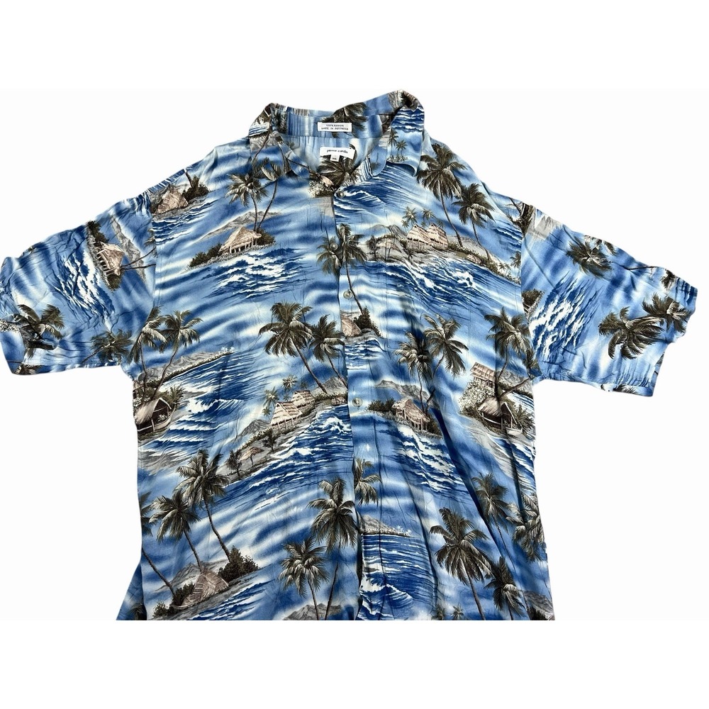 Pierre Cardin Men's Hawaiian‎ Shirt, Size XXL, 100% Rayon